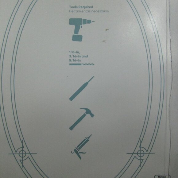 Origin21 Modern Floating Mount House Number 0 Silver Satin Nickel 5" w/ Screws - Picture 4 of 5